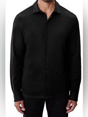 Robert Barakett Black Button Down Size Large